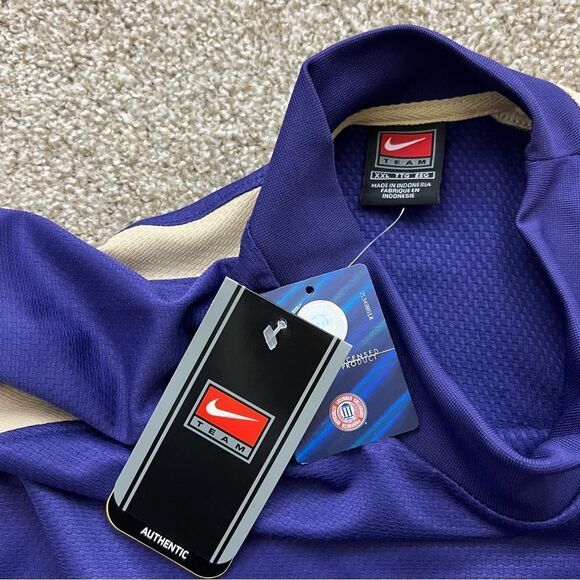 NWT Vintage Nike TEAM Washington Huskies Mock neck Men's XXL - Picture 3 of 4